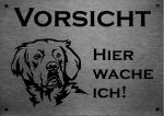 Golden Retriever | Edelstahl Warnschild Hundeschild