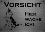 Kurzhaarcollie - Smooth Collie | Edelstahl Warnschild