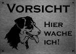 Entlebucher Sennenhund | Edelstahl Warnschild